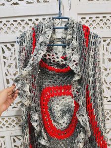 🎁Buy1 Get1 Free Boho Crochet Knit Cardigan ()