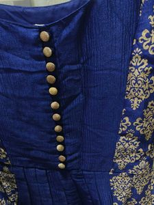 Elegant Blue Ethnic Gown