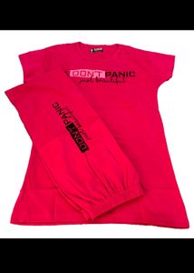 Branded Co-ord/ Night Suit