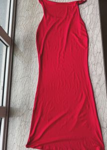 Red Lavish Evening Bodycon Backless Gown