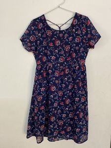 Floral Print Mini Dress