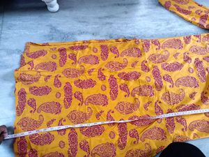 Yellow Paisley Print Kurti