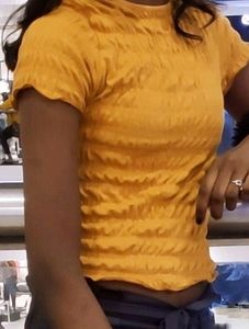 Zudio Korean Style Crop Top🧡✨