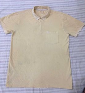 Vintage Yellow Polo Shirt