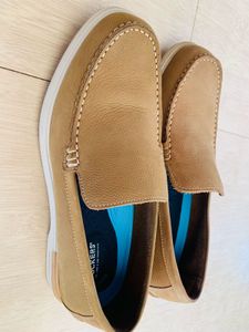 Stylish Tan Leather Espadrilles For Men