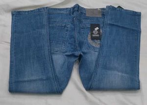 Versace Light Wash Denim Jeans