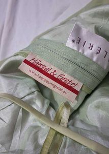 Valerie x Hansel &amp; Gretel Olive Garden Ruffle Gown