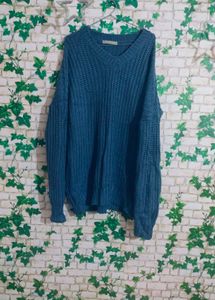 Blue Knit Sweater