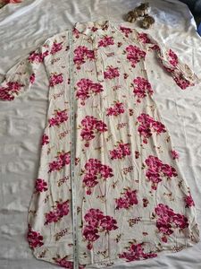 Floral Print Kurta