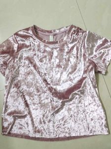 Pink Velvet Tee