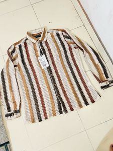 Striped Full Sleeve Shirt Brand New