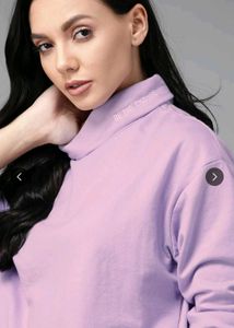 Roadster women lavender sweatshirt