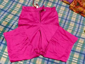 Pink Cropped Trousers