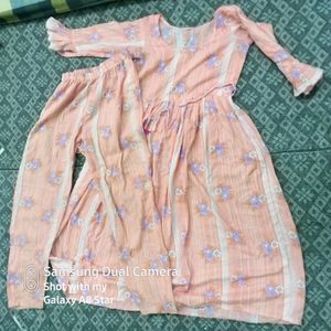 Daily Wear Platted Chunnat Frock Pant