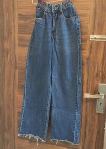 Blue Color Straight Fit Denim