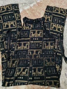 Halter Neck Printed Jumpsuit