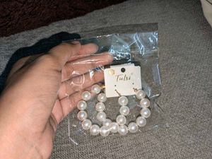 Pearl Hoop Earrings