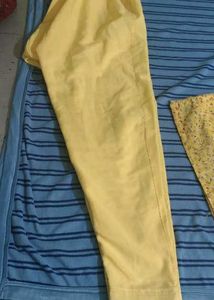 Yellow Floral Kurti