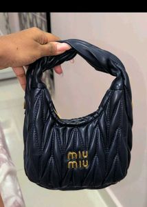 Miu-Miu Quilted Leather Handba