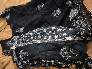 Elegant Black Kurta Kurti