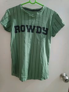 Olive Green Rowdy Tshirt