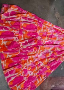 Bright Tiered Midi Dress