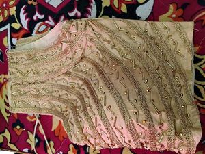 Embroidered Golden Blouse