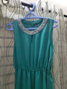 Sea Green Designer Gown