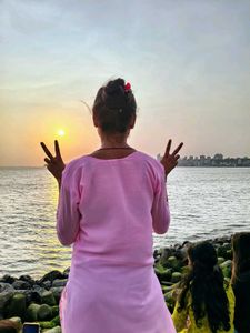 Pink Embroidered Kurti