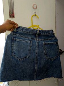 Denim Mini Skirt