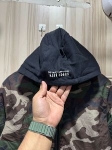 ERA Camouflage Pattern Reversible Hooded Jacket