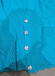 Stylish Blue Cardigan