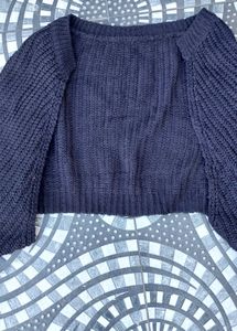 Classic Black Bolero Cardigan