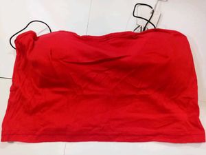 Red Zara Tube Top