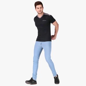 CORWOX Men&#39;s V-Neck Sports Polyester T-Shir