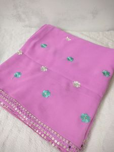 Pink Saree