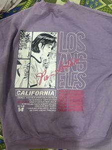 Lavender Oversize Sweatshirt