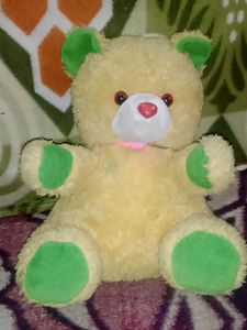 A CUTE TEDDY ' Wood Showpiece Bird