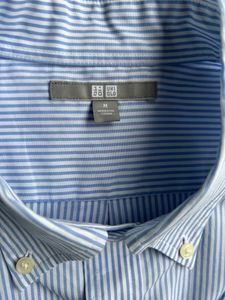 Uniqlo Original Easy Care striped Shirt