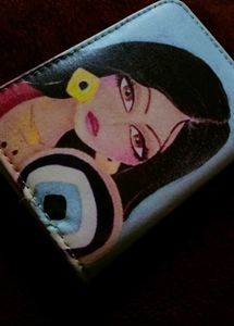 Wallet With A Girl Designed