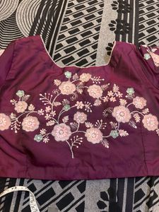 Soft Organza Baby Pink Saree With 2 Blouse