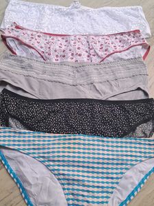 combo Of Five Imported Fabric Panty