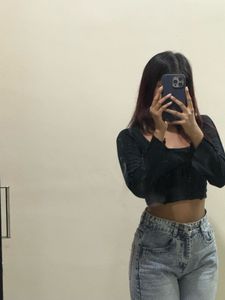 Black Crop Top