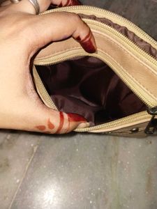 Tan Sling Bag