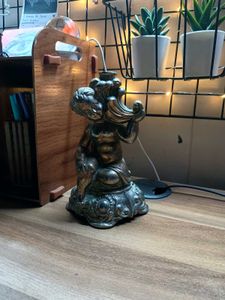 Antique French Bronze Cherub Ornate