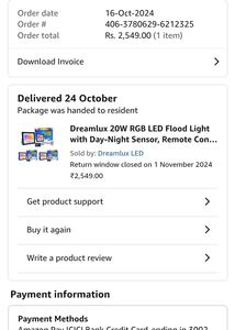 Dreamlux RGB Lights With Day/Night Sensor Set Of 3