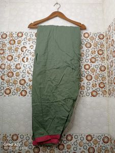 Pink Kurti with Brown Shawl