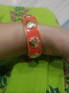 Orange &amp; Gold Bangle