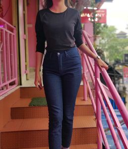 Navy Blue Skinny Jeans