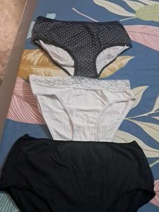 Combo  Of Nine Pure Cotton  Imported Fabric Panty